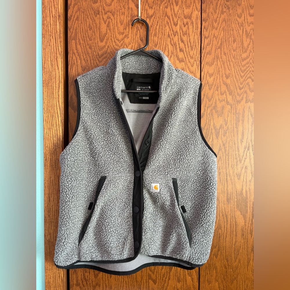 Carhartt Charcoal Sherpa Vest